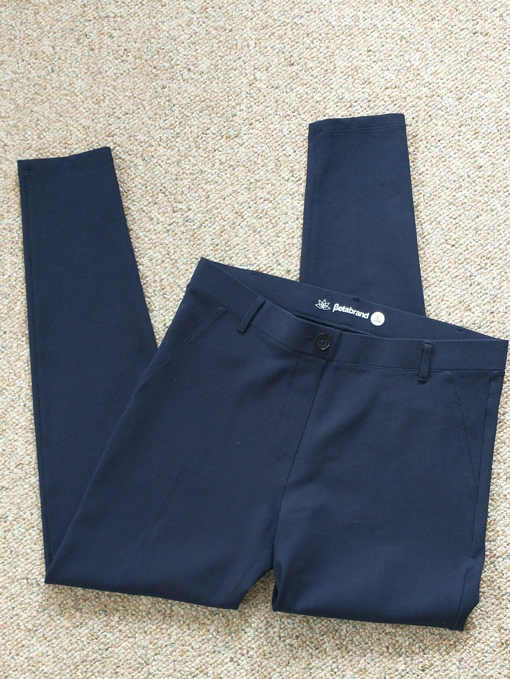 Betabrand Dress Work Yoga Ankle Pant Large Long
